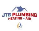 Jtg plumbing heating and air reverse logo.